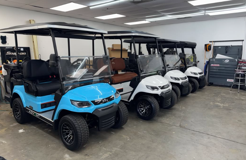 Go-Carts.pro fleet of premium golf carts