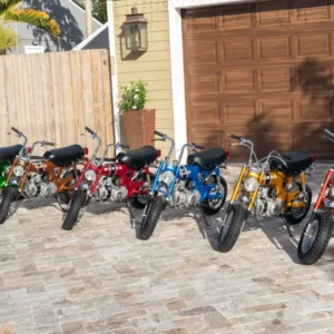 lot of six 1970 honda ct70 trails